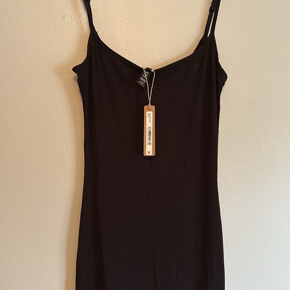 SKIMS ribbed Maxi Dress, color-onyx, size-large, NWT - Picture 4 of 7